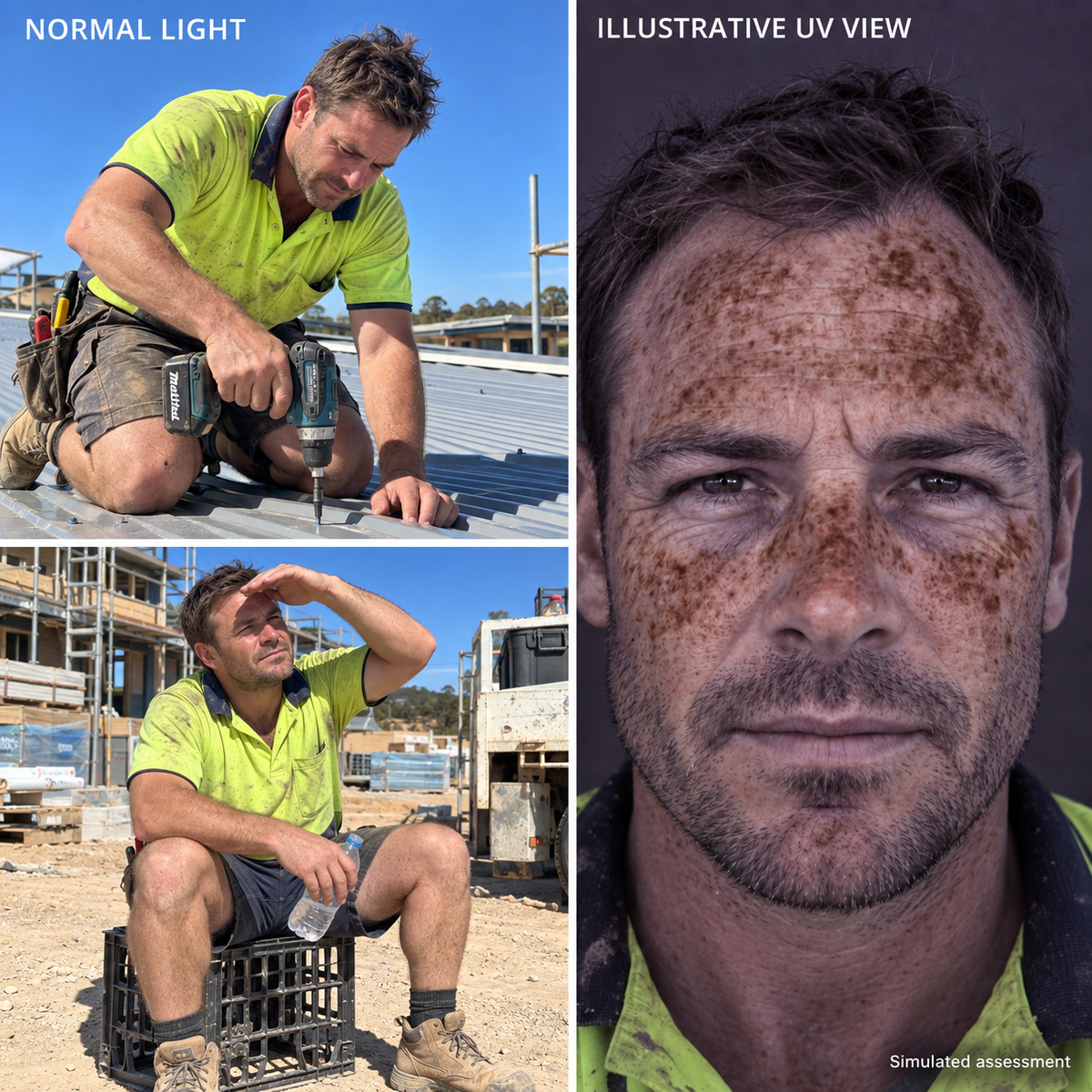 No sunburn doesn't mean no sun damage.